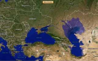 Соединение каспийского моря с черным