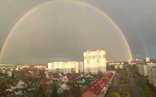 Радуга над небом радуга над морем