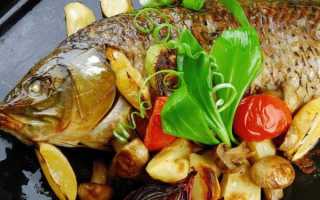 Карп в сметане