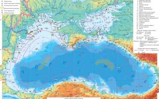 Черное море уровень относительно мирового океана