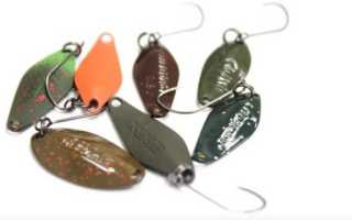 Выбор блесны на форель