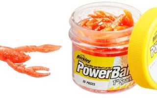 Мини-рак Berkley Sparkle Craw для рыбалки.