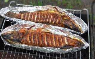 Шашлык из щуки на решетке