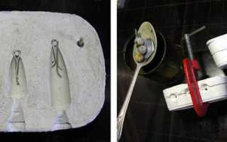 Как изготовить формы для литья грузил своими руками