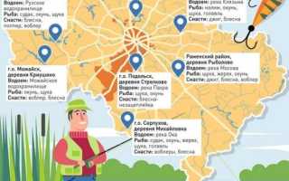Рыбалка в Московской области: лучшие места на карте ТОП-10