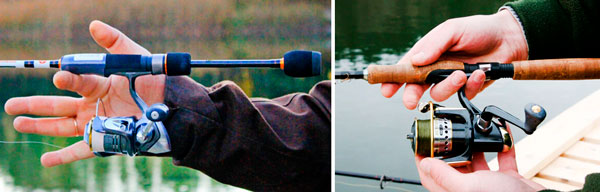 Баланс спиннинга с катушкой