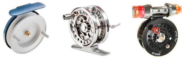 Маленькие инерционные катушки для удочек и нахлыста