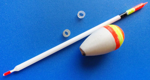 Поплавок из пера и пенопласта