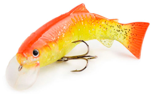 Воблер плюс мягкая приманка